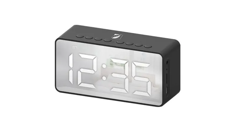 BOCINA ALARMA REC/BT/TF/FM/USB/OS LIBRES COLOR NEGRO
